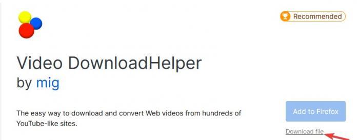 Βίντεο DownloadHelper